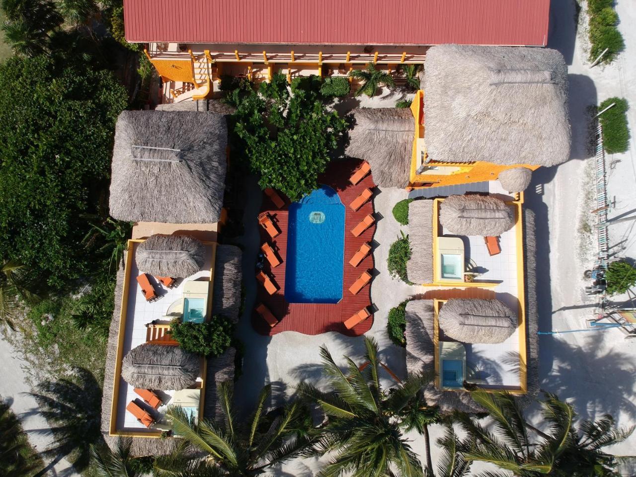 Seaside Cabanas Hotel Caye Corker Kültér fotó