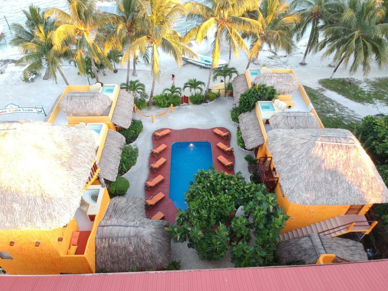 Seaside Cabanas Hotel Caye Corker Kültér fotó
