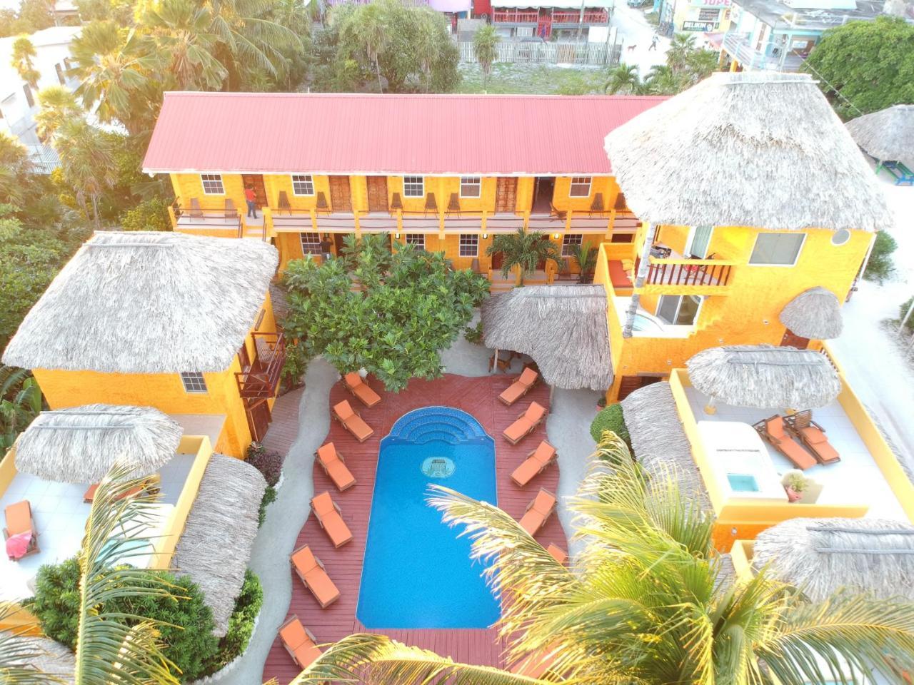 Seaside Cabanas Hotel Caye Corker Kültér fotó